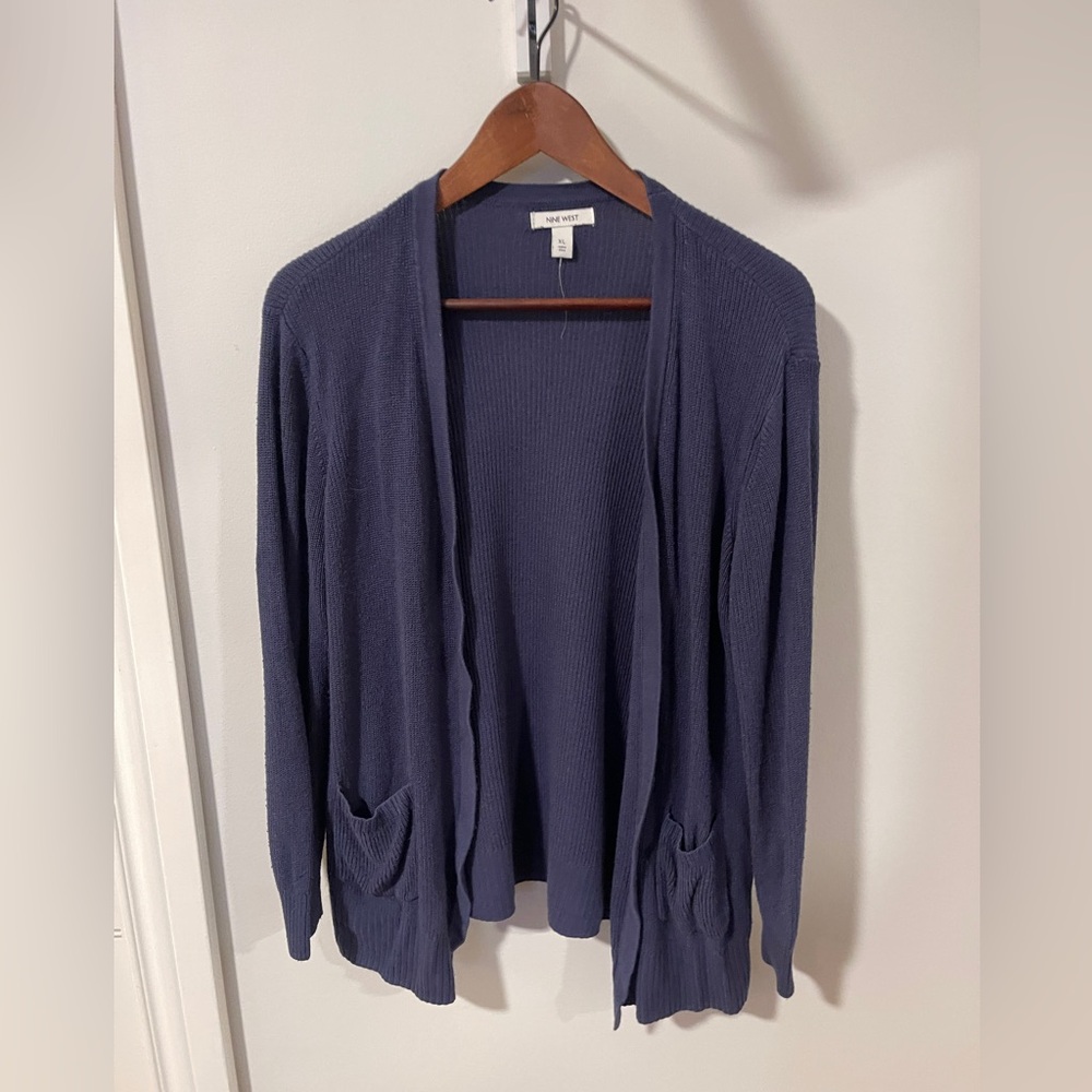 New (w/o tags) blue women’s cardigan